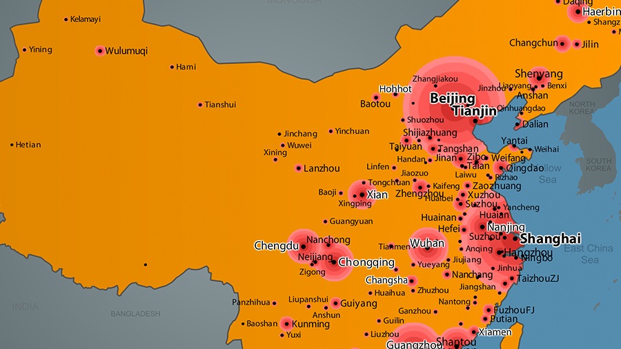 Visualizing alternatives for China's urban growth